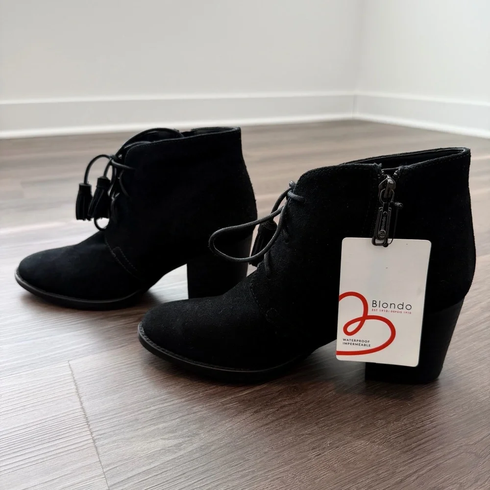 Black Ankle Boots - Picture 2 of 3